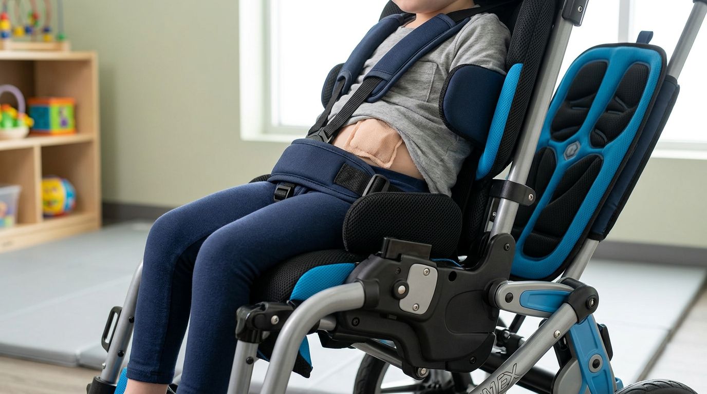 Gastrostomili çocuklarda engelli puseti kullanımı ve karın konforu