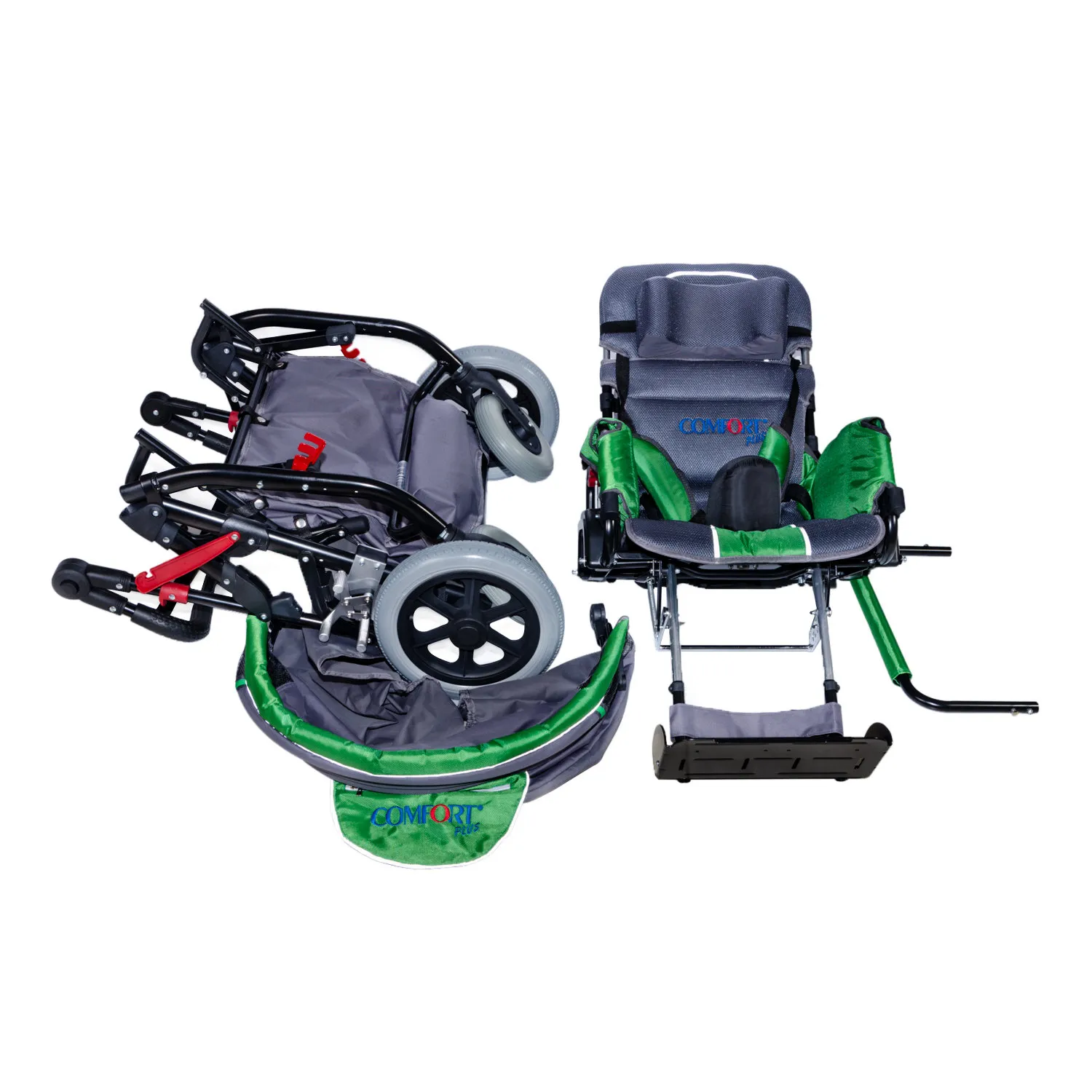 Comfort Plus DM-8001 BUGGY 40 cm Yeşil Engelli Puseti - 8