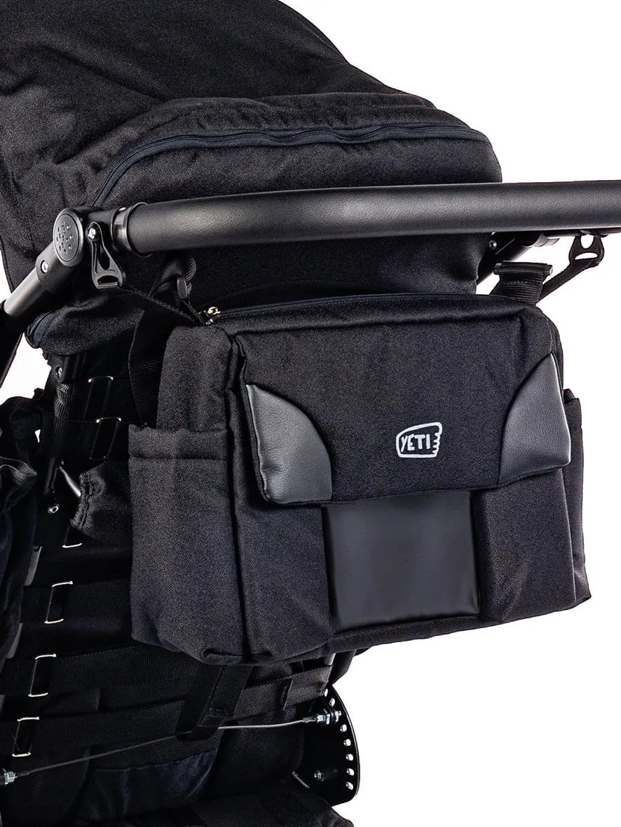 Mywam Yeti full aksesuarlı engelli çocuk puseti yan açı görünüm, engelli puseti modeli